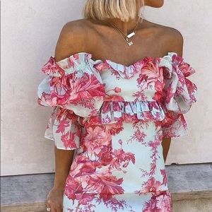 alice mccall flamingo dress xs
Originally472, Now240! Wear it once like NEW!